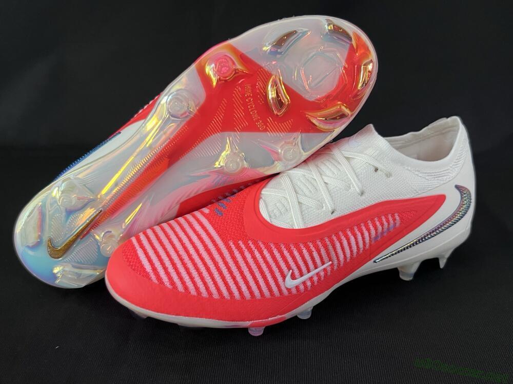 Unisex Nike Phantom 6 Elite Low FG Football Boots - Red/White/Black
