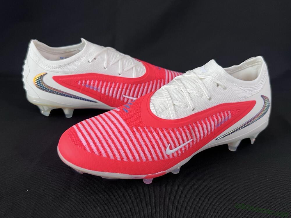 Unisex Nike Phantom 6 Elite Low FG Football Boots - Red/White/Black