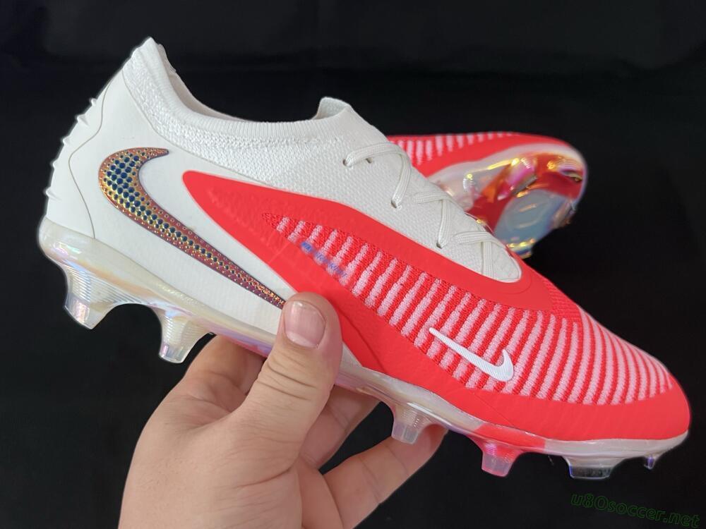 Unisex Nike Phantom 6 Elite Low FG Football Boots - Red/White/Black