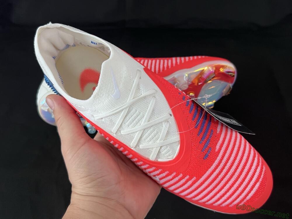 Unisex Nike Phantom 6 Elite Low FG Football Boots - Red/White/Black