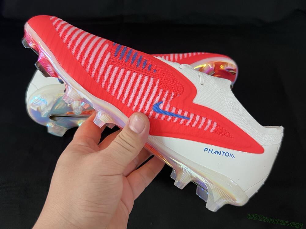 Unisex Nike Phantom 6 Elite Low FG Football Boots - Red/White/Black