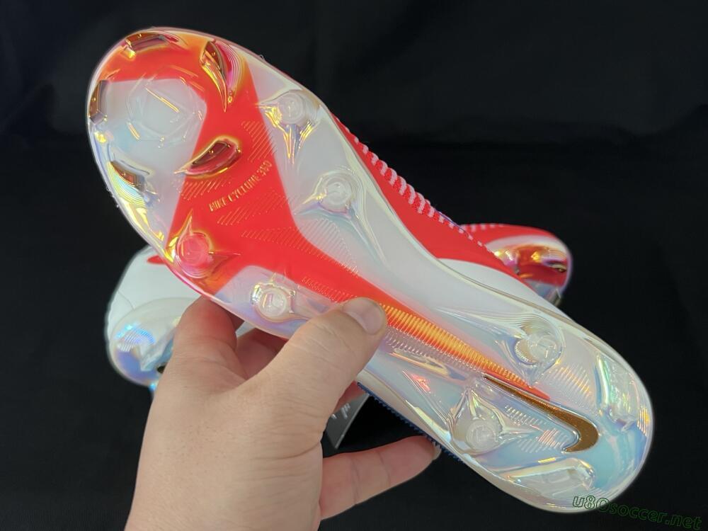 Unisex Nike Phantom 6 Elite Low FG Football Boots - Red/White/Black