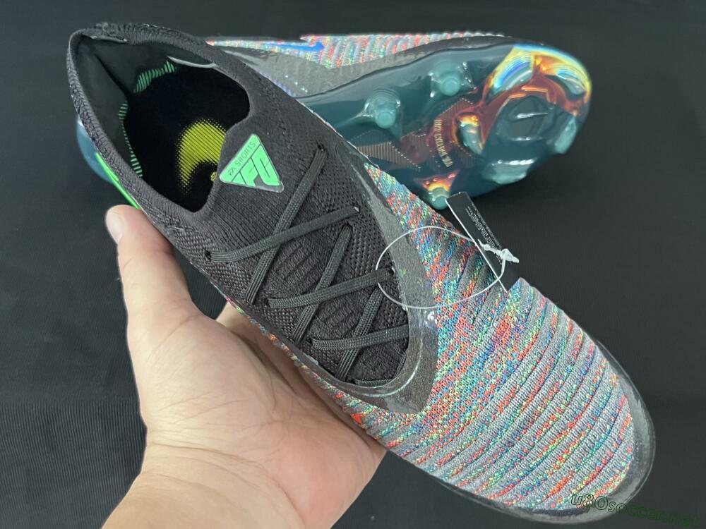 Unisex Nike Phantom 6 Elite Low FG Football Boots - Black/Yellow/Red