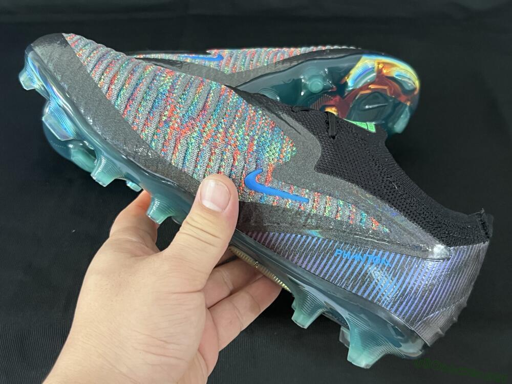 Unisex Nike Phantom 6 Elite Low FG Football Boots - Black/Yellow/Red