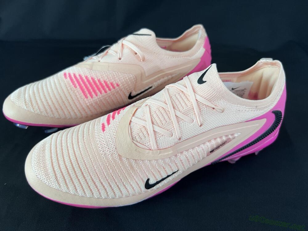 Men's Nike Phantom 6 Low Elite FG Football Boots - Pink/Black/Gold