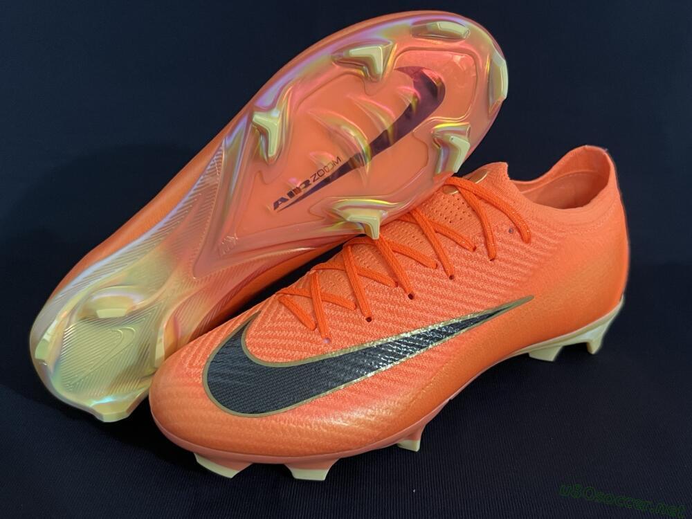 Men's Nike Air Zoom Mercurial Vapor 16 Elite FG Football Boots - Red/Black/Gold