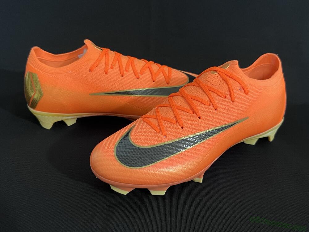 Men's Nike Air Zoom Mercurial Vapor 16 Elite FG Football Boots - Red/Black/Gold