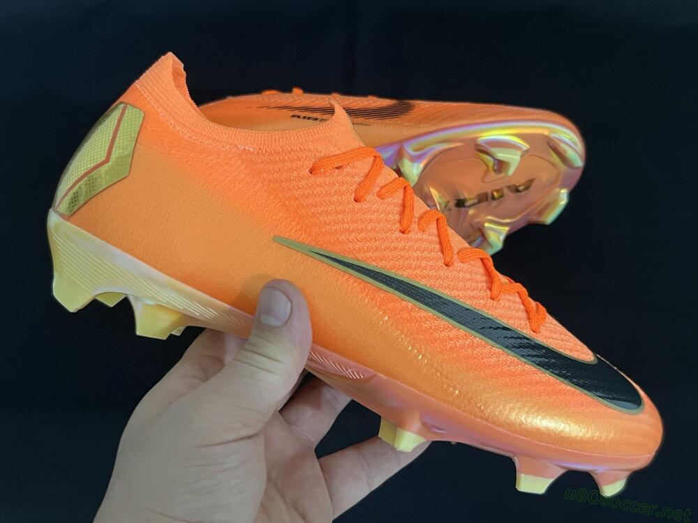 Men's Nike Air Zoom Mercurial Vapor 16 Elite FG Football Boots - Red/Black/Gold