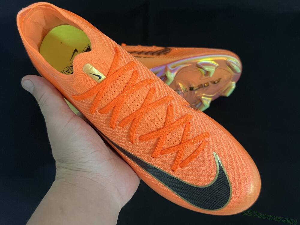 Men's Nike Air Zoom Mercurial Vapor 16 Elite FG Football Boots - Red/Black/Gold