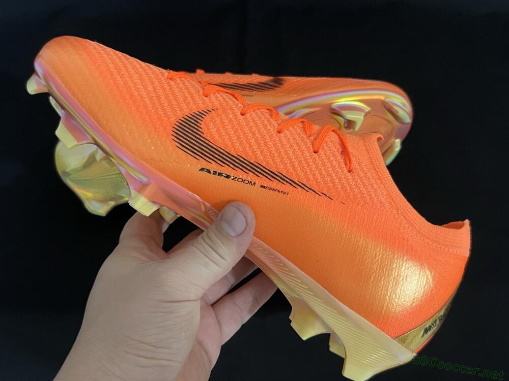 Men's Nike Air Zoom Mercurial Vapor 16 Elite FG Football Boots - Red/Black/Gold