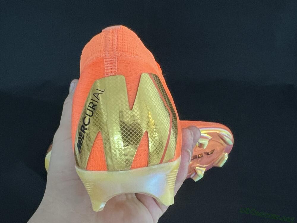 Men's Nike Air Zoom Mercurial Vapor 16 Elite FG Football Boots - Red/Black/Gold