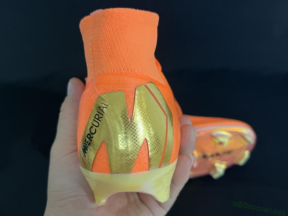 Unisex Nike Air Zoom Mercurial Superfly 10 Elite FG Football Boots - Red/Black/Gold