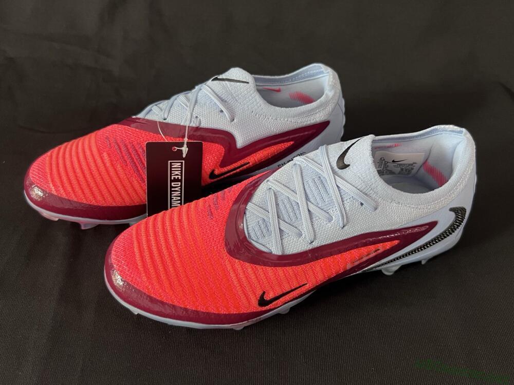 Unisex Nike Phantom 6 Elite Low FG Football Boots - Red/Jade/Black