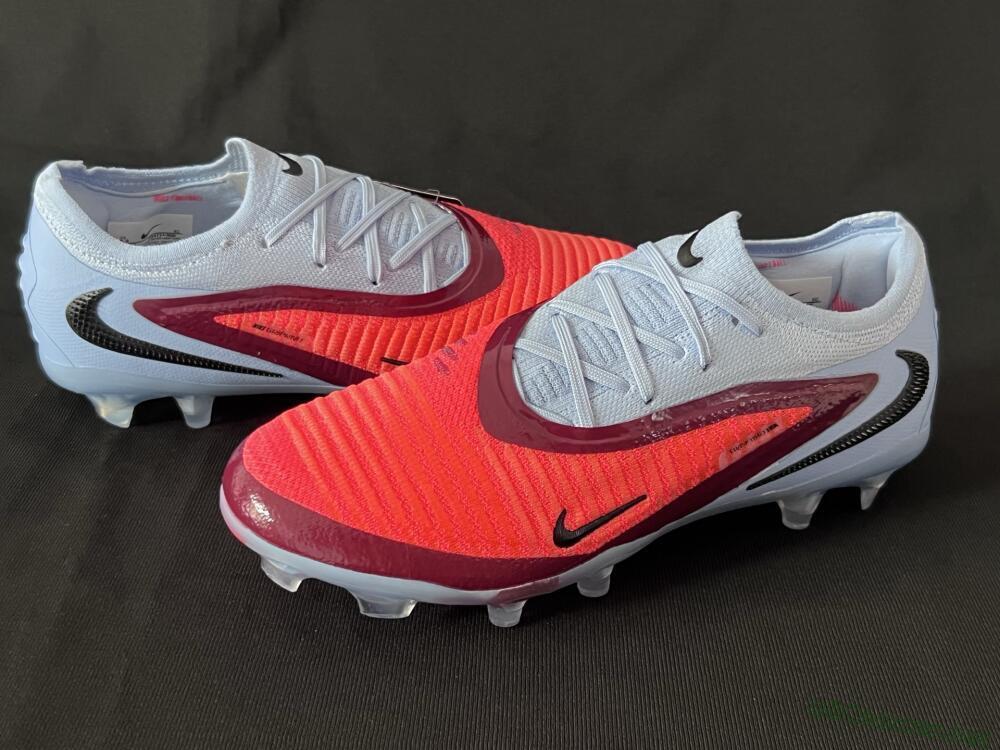 Unisex Nike Phantom 6 Elite Low FG Football Boots - Red/Jade/Black