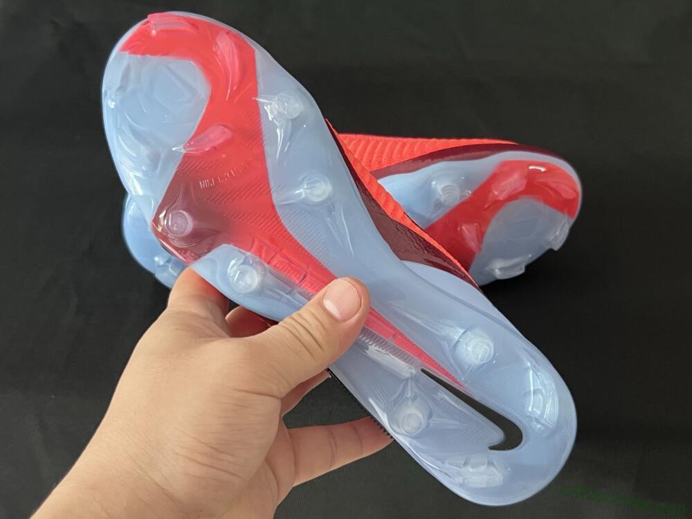 Unisex Nike Phantom 6 Elite Low FG Football Boots - Red/Jade/Black