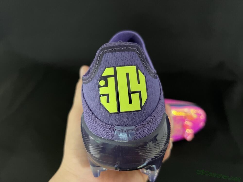 Men's Adidas F50+ Elite Laceless FG Football Boots - Pink/Yellow/Purple