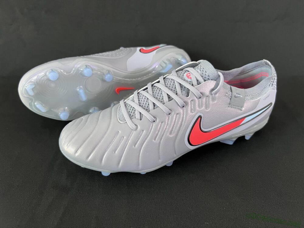 Men's Nike Tiempo Legend 10 Elite FG Football Boots - Blue/Jade/Red