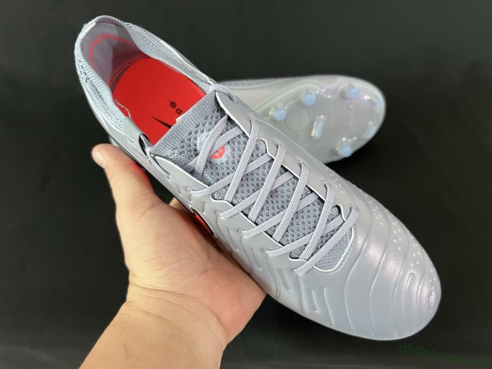 Men's Nike Tiempo Legend 10 Elite FG Football Boots - Blue/Jade/Red