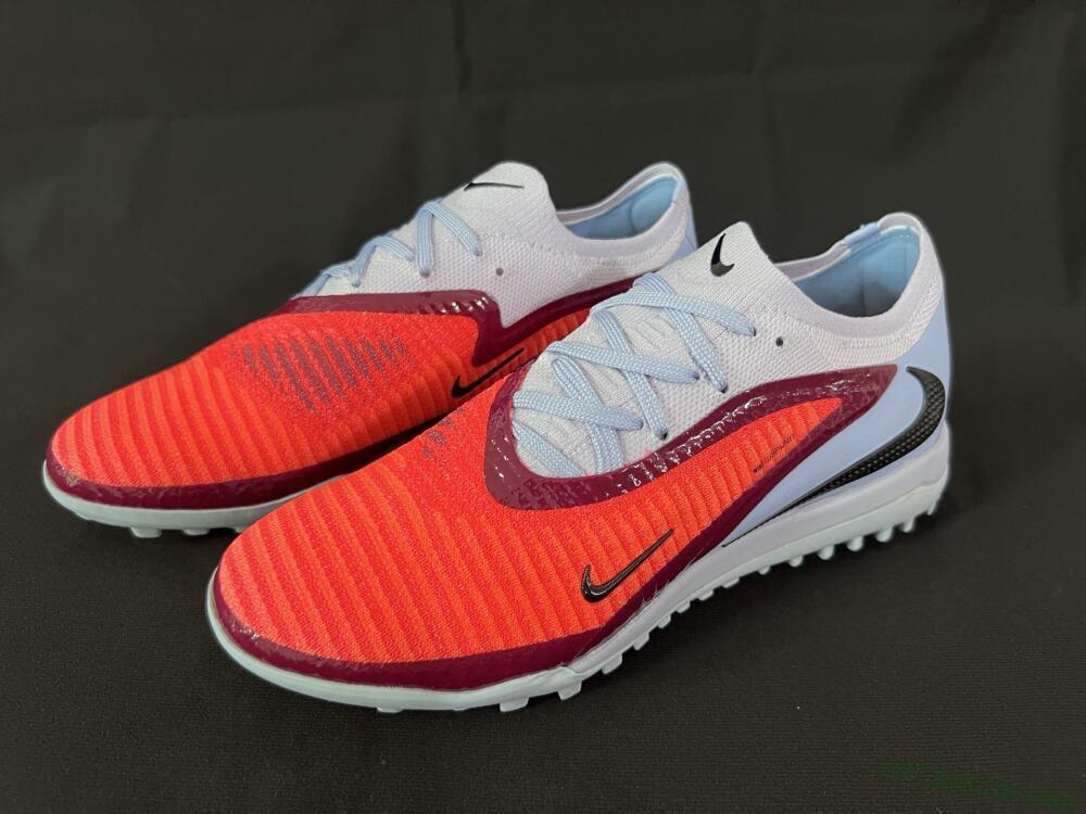 Men's Nike Phantom 6 Elite TF Football Shoes - Red/Jade/Black