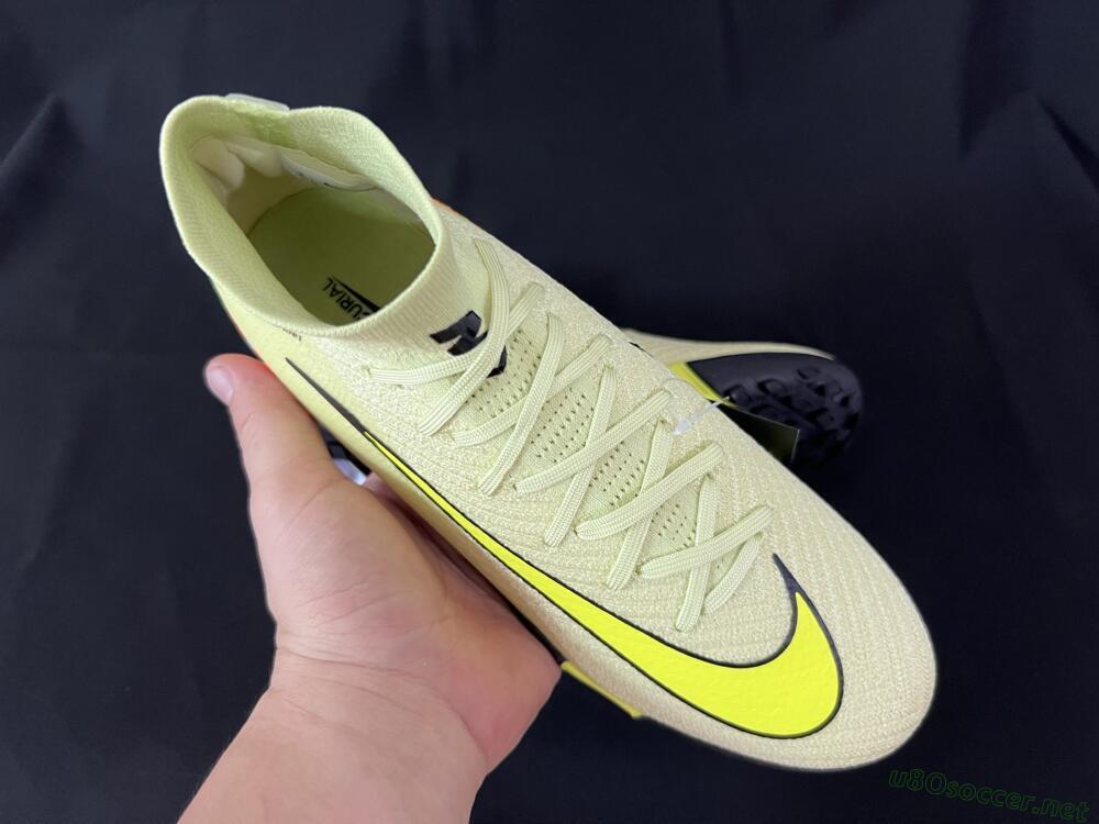 Unisex Nike Air Zoom Mercurial Superfly 10 Elite TF Football Shoes - Brown/Yellow/Black