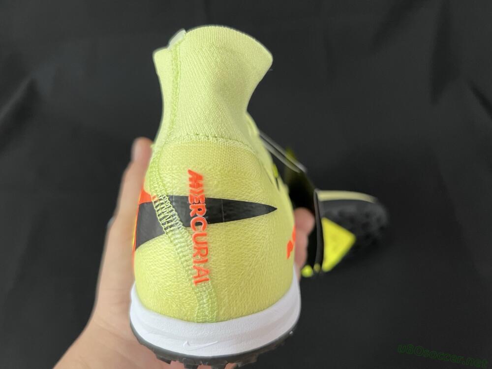 Unisex Nike Air Zoom Mercurial Superfly 10 Elite TF Football Shoes - Brown/Yellow/Black