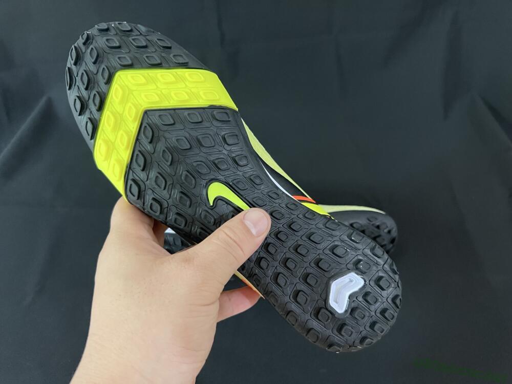 Unisex Nike Air Zoom Mercurial Superfly 10 Elite TF Football Shoes - Brown/Yellow/Black