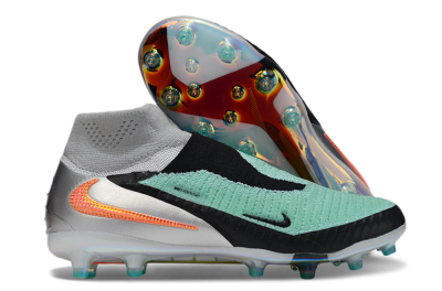 Unisex Nike Phantom 6 High Elite AG Football Boots - Jade/Black/Silver