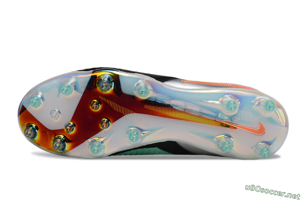 Unisex Nike Phantom 6 High Elite AG Football Boots - Jade/Black/Silver 6