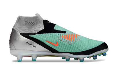 Unisex Nike Phantom 6 High Elite AG Football Boots - Jade/Black/Silver