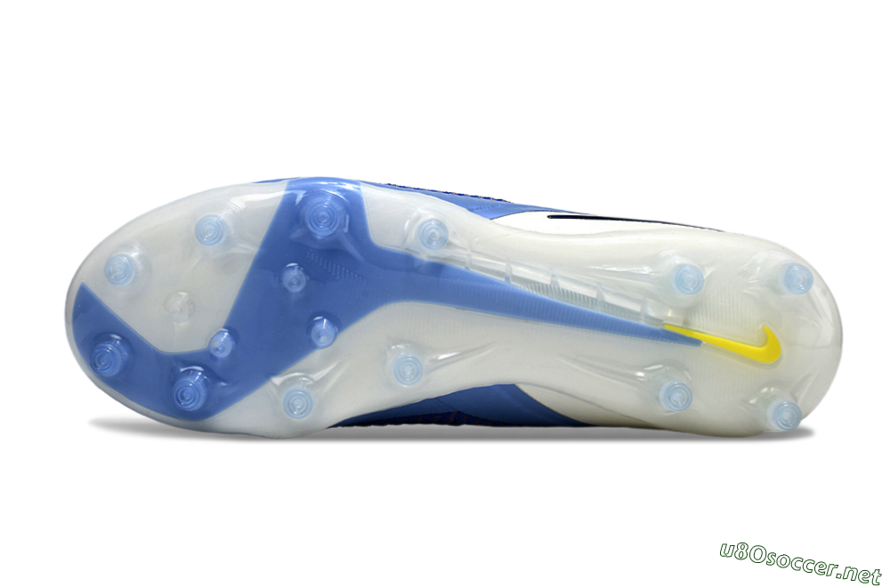 Unisex Nike Phantom 6 Low Elite AG Football Boots - Blue/White/Black 6