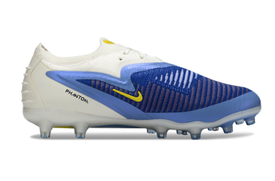 Unisex Nike Phantom 6 Low Elite AG Football Boots - Blue/White/Black