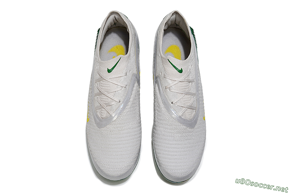 Unisex Nike Phantom 6 Low Elite FG Football Boots - White/Silver/Gold 4