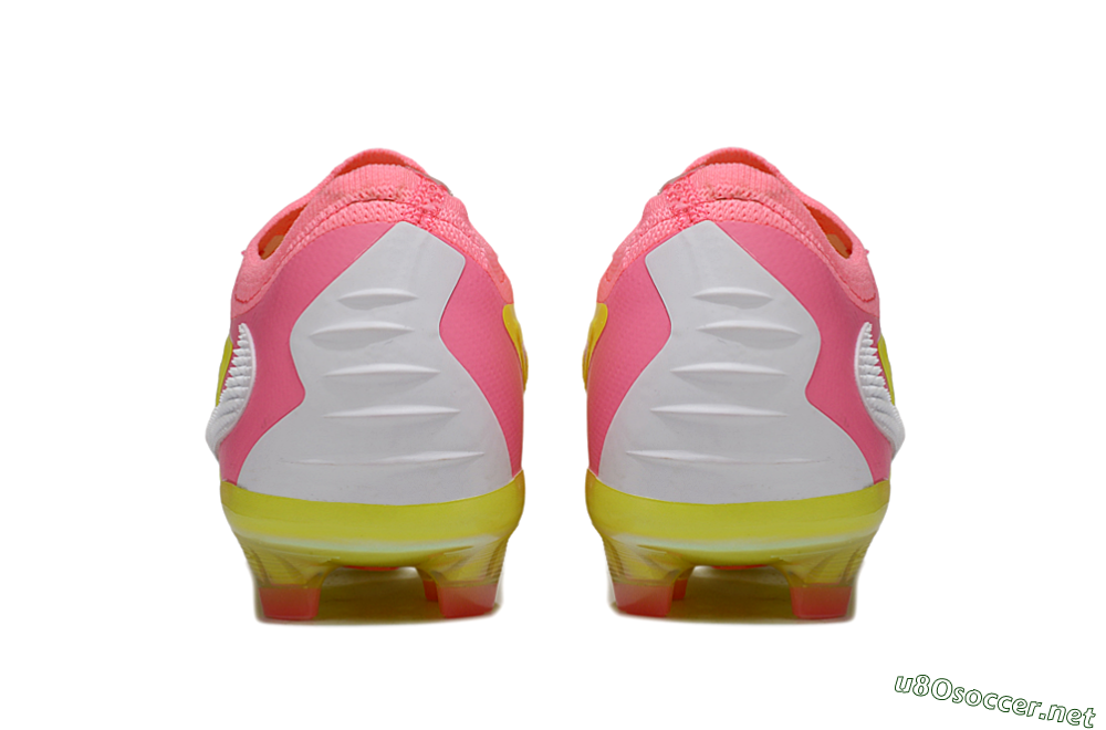 Unisex Nike Phantom 6 Low Elite FG Football Boots - Yellow/Pink/White 5