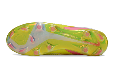 Unisex Nike Phantom 6 Low Elite FG Football Boots - Yellow/Pink/White