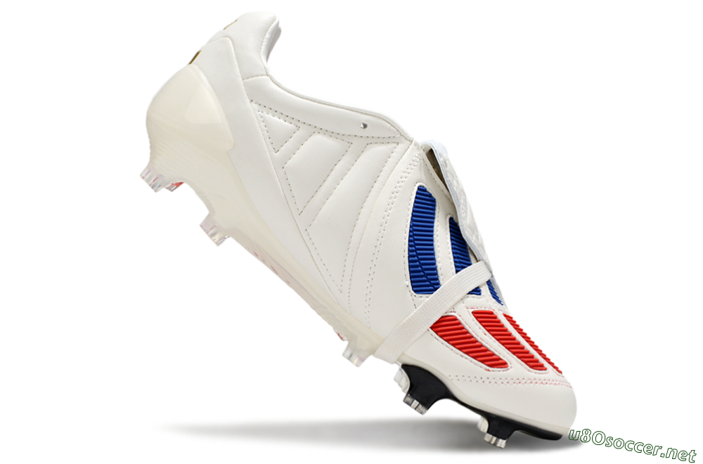 Men's Kith x Adidas Predator Mania Foldover Tongue FG Football Boots - White/Red/Black 4