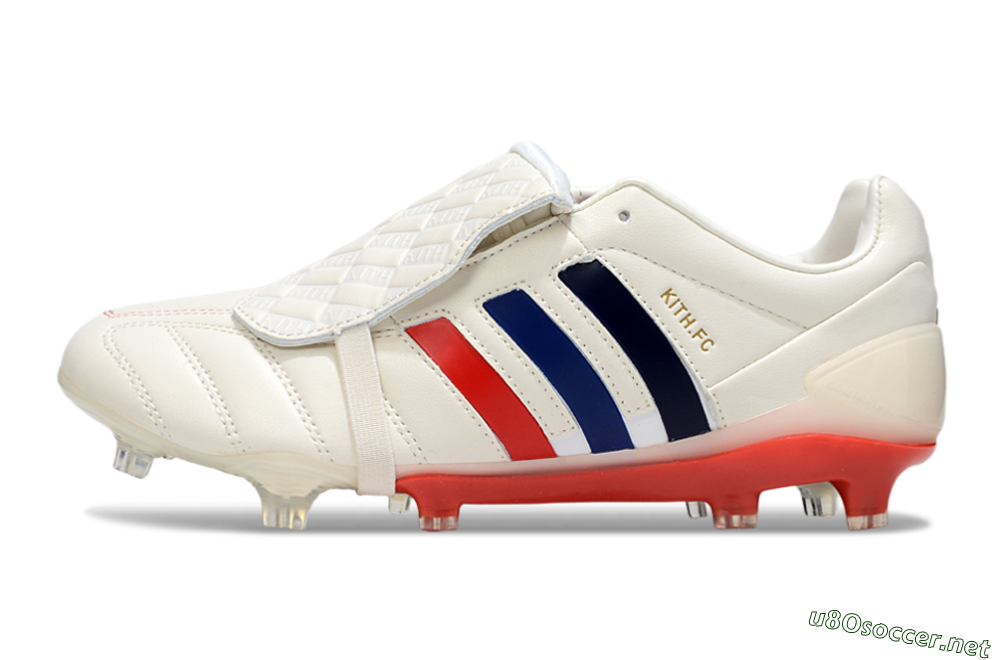 Men's Kith x Adidas Predator Mania Foldover Tongue FG Football Boots - White/Red/Black 0