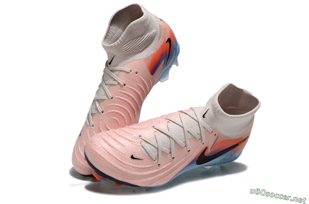Men's Nike Phantom Luna Elite FG Football Boots - Pink/Red/Blue 3