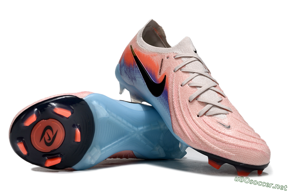Men's Nike Phantom GX 2 Elite FG Football Boots - Pink/Red/Blue 1