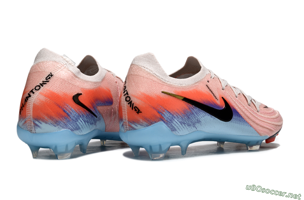 Men's Nike Phantom GX 2 Elite FG Football Boots - Pink/Red/Blue 6