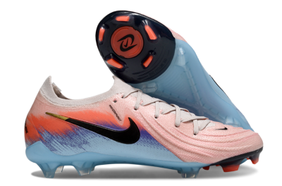 Men's Nike Phantom GX 2 Elite FG Football Boots - Pink/Red/Blue