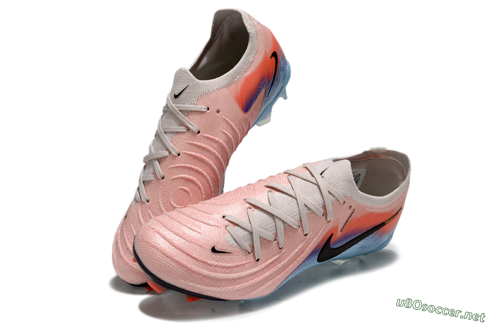 Men's Nike Phantom GX 2 Elite FG Football Boots - Pink/Red/Blue 3