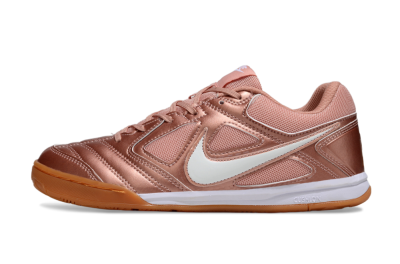 Men's Supreme x Nike SB Gato IC Football Shoes - Gold/White/Brown