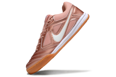 Men's Supreme x Nike SB Gato IC Football Shoes - Gold/White/Brown