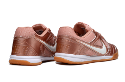 Men's Supreme x Nike SB Gato IC Football Shoes - Gold/White/Brown