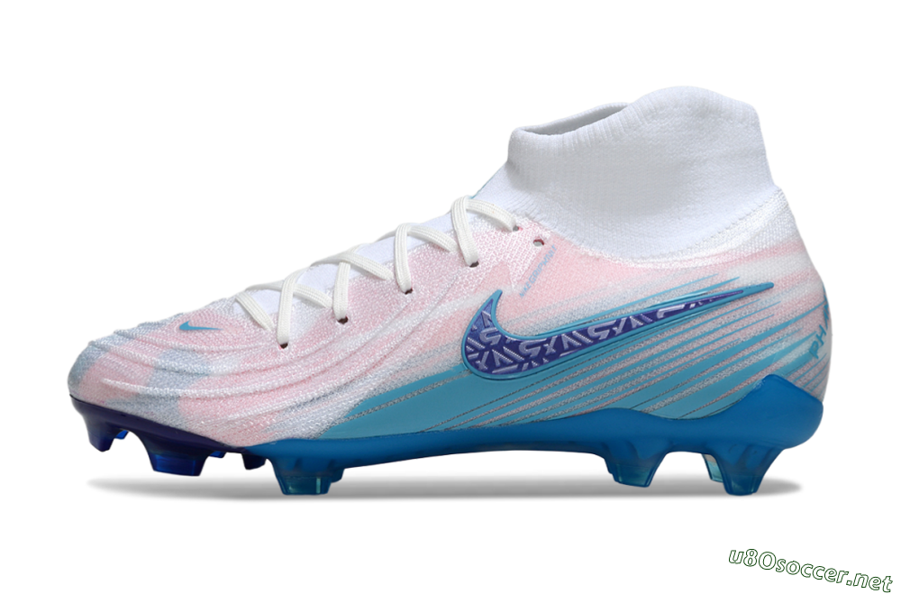 Men's Nike Phantom Luna Elite FG Football Boots - Pink/White/Blue 0