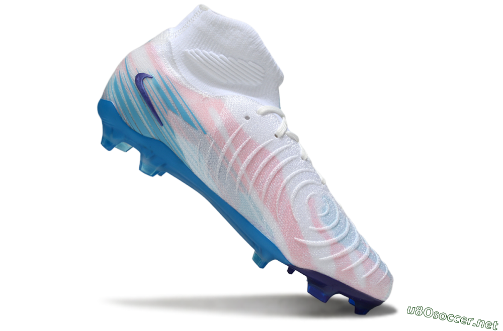 Men's Nike Phantom Luna Elite FG Football Boots - Pink/White/Blue 4