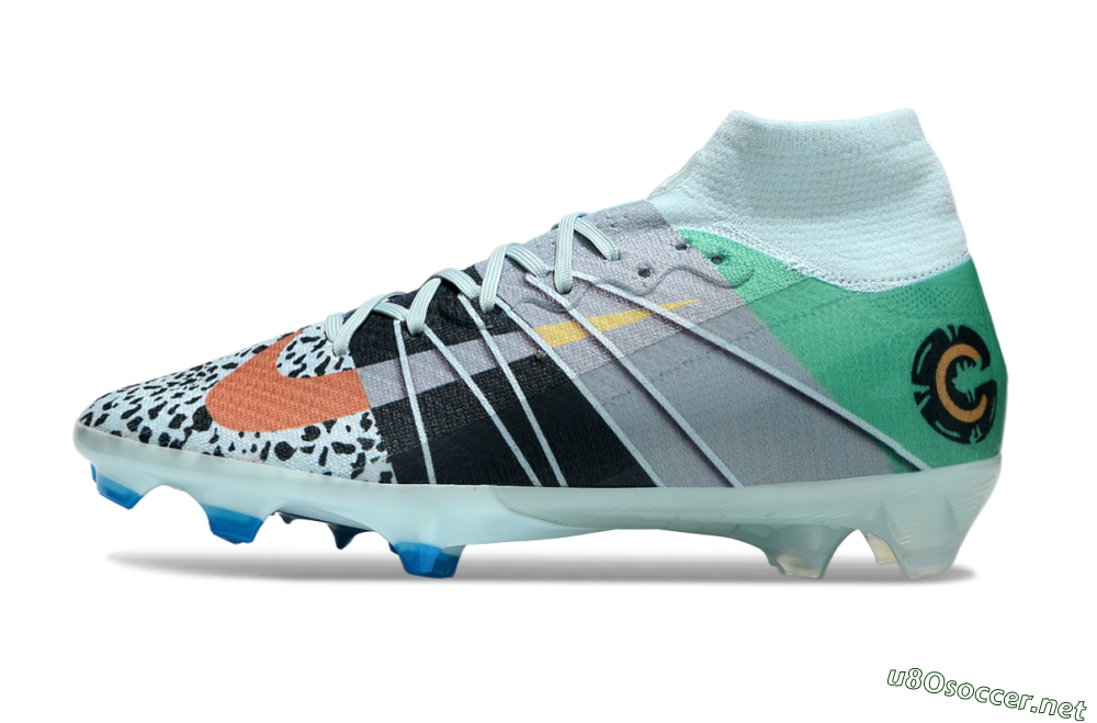 Unisex Nike Air Zoom Mercurial Superfly 10 Elite FG Football Boots - Blue/Red/Black 0