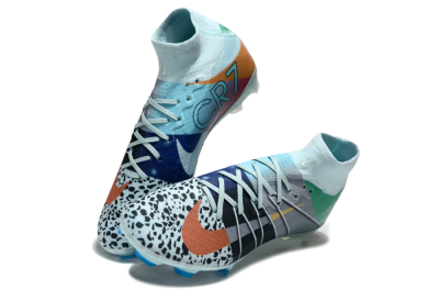 Unisex Nike Air Zoom Mercurial Superfly 10 Elite FG Football Boots - Blue/Red/Black