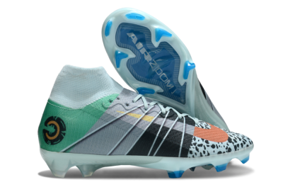 Unisex Nike Air Zoom Mercurial Superfly 10 Elite FG Football Boots - Blue/Red/Black