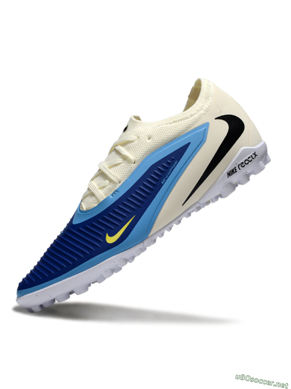 Unisex Nike Phantom 6 Low Elite TF Football Shoes - Blue/White/Black 5